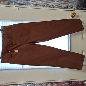 Coppley Brown Khaki Casual Pants